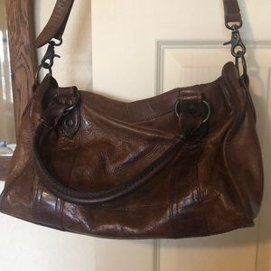 Frye Melissa Satchel Cognac